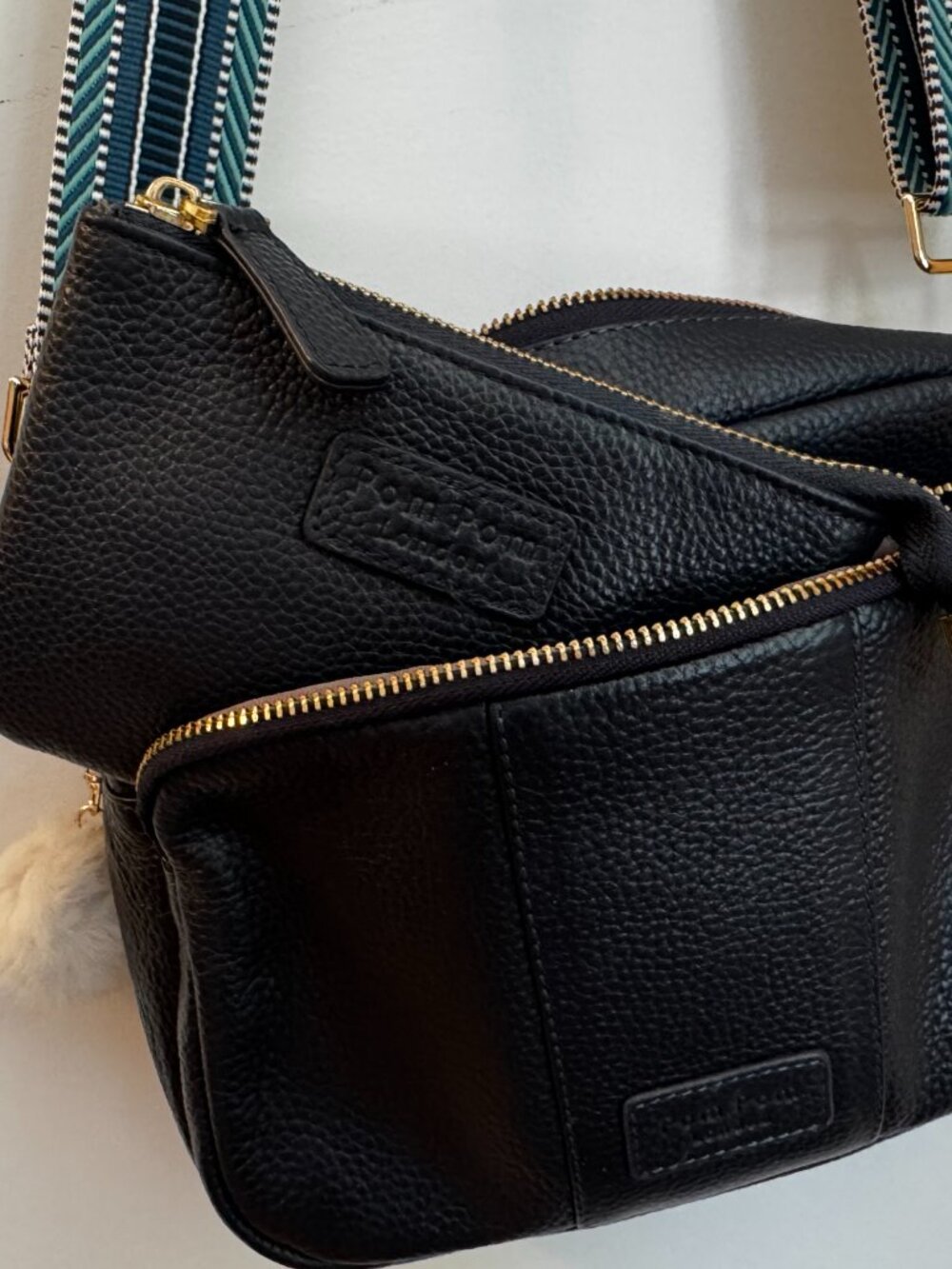 Pom Pom London Original Plus Bag Navy & Accessories - Picture 9 of 10